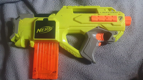 Nerf rayven green soft - green,